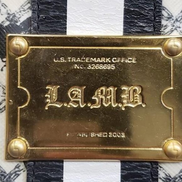 L.A.M.B. by Gwen Stefani Floral Design Leather Handbag - Picture 6 of 8